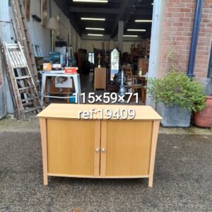 Tv cabinet with sliding doors 115cm x 59cm x 71cm, Ref:19409