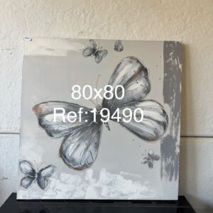 Butterflies canvas, 80cm x 80cm, ref:19490