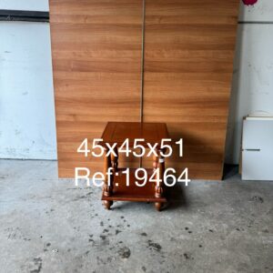 Solid wood table 45cm x 45cm x 51cm, Ref:19464