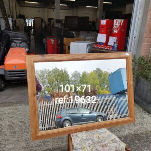 Wooden framed mirror 101cm x 71cm, Ref:19632