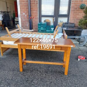 Solid Wood console table with drawer, Ref:19691