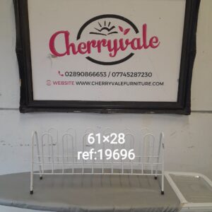 White metal shoe rack, Ref:19696