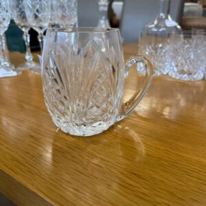 Crystal half pint tankard, Ref:19599