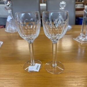 Pair of Tyrone crystal wine glasses, Ref:19602