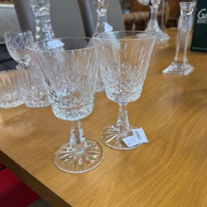 Pair of crystal wine glasses, Ref:19604