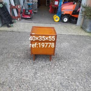 William Lawrence of Nottingham solid Wood Mid Century bedside cabinet, Ref:19778