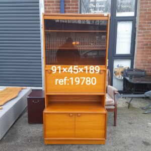 Turnidge Mid Century 5 door display cabinet, Ref:19780