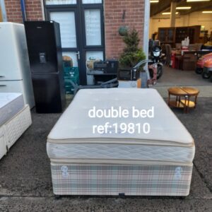 Myres double divan with 2 drawers and mattress, Ref:19810