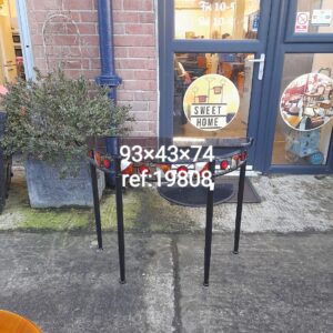 Black console table, Ref:19808