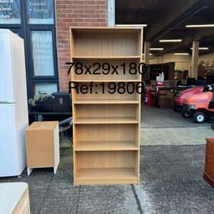 Tall bookcase 78cm x 29cm x 180cm, Ref:19806