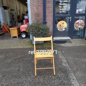 Wooden folding chair, Ref:19870   2 available